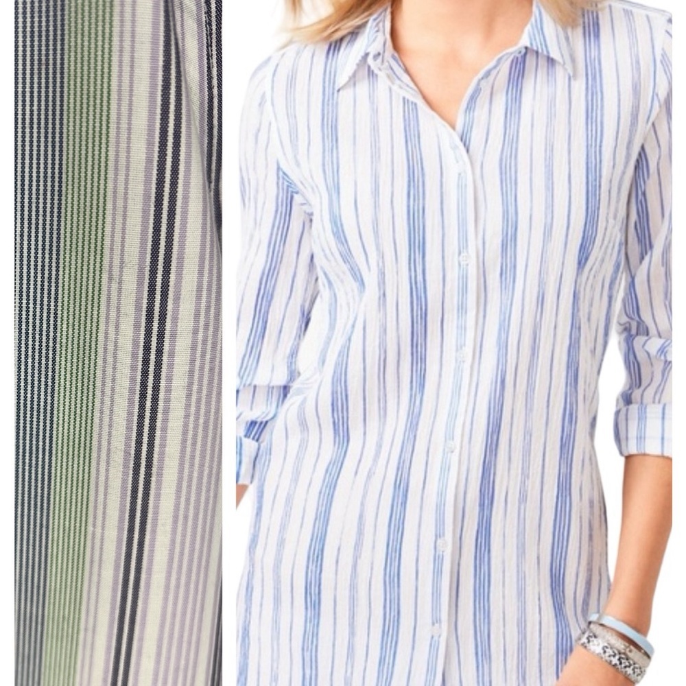 Talbots Wrinkle Resistant Button Down Blouse - image 7